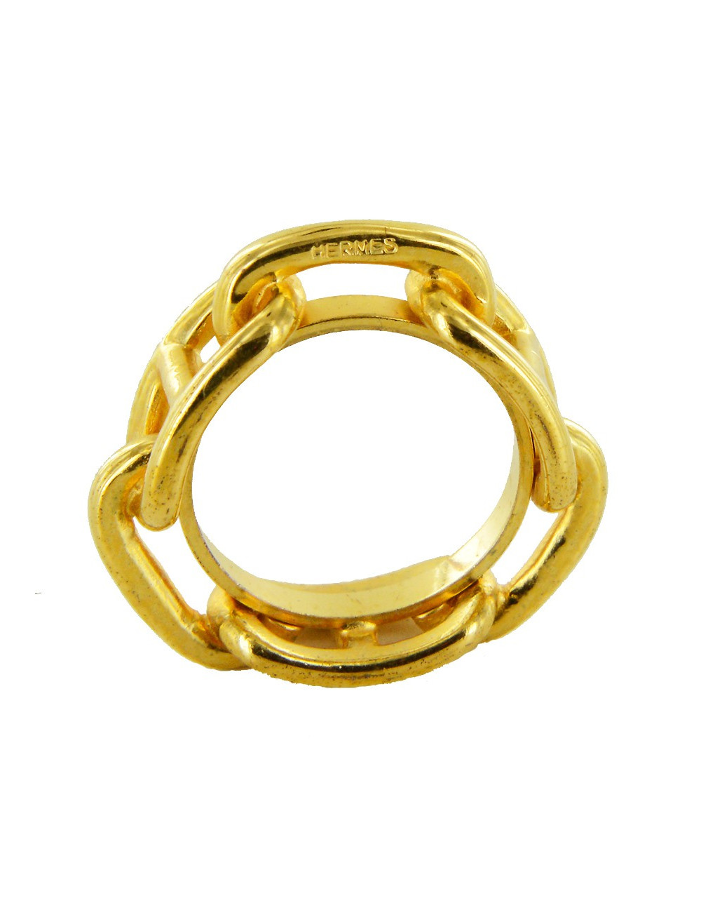 Anneau  de foulard HERMES doré