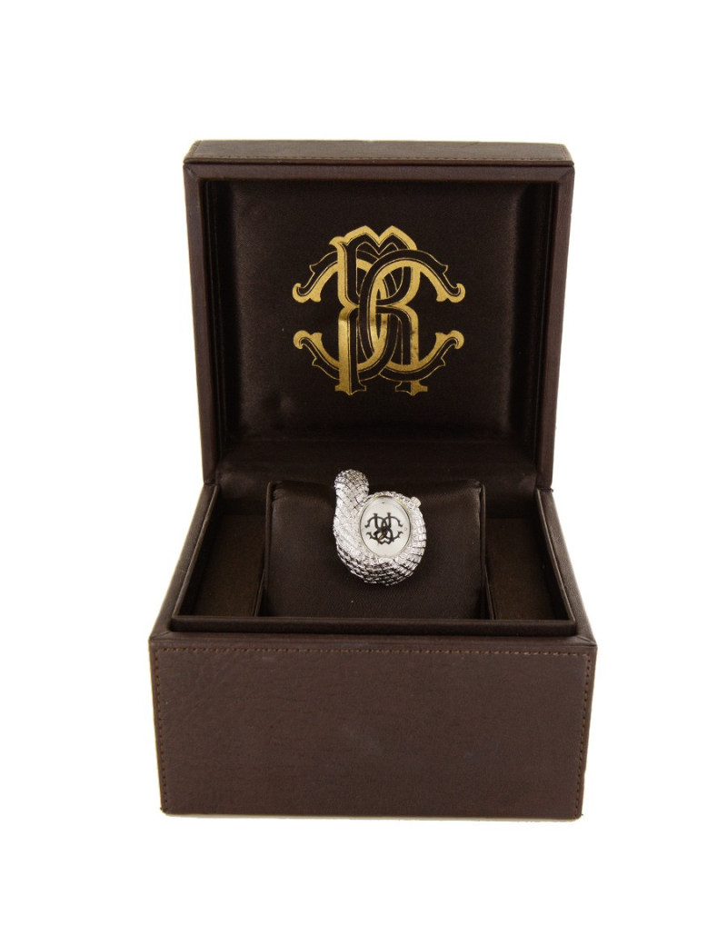 Montre Roberto Cavalli acier serpent