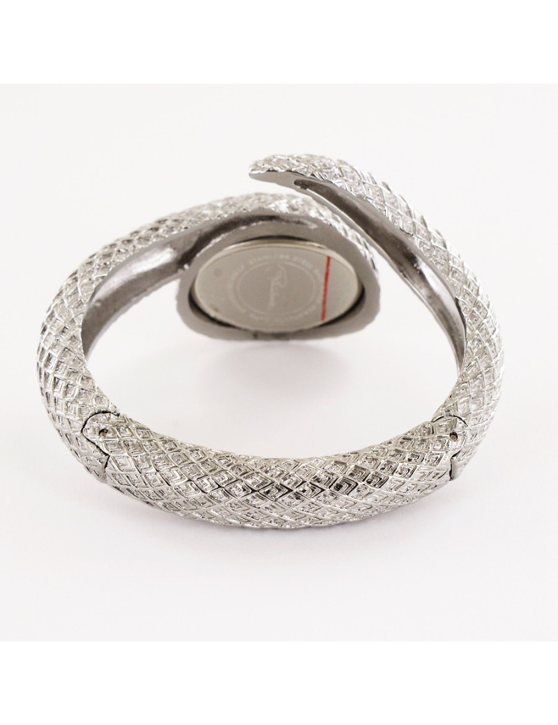 Montre Roberto Cavalli acier serpent