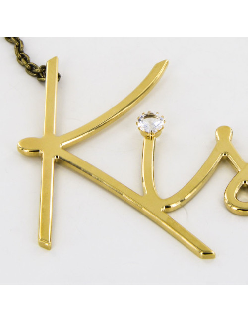 Collier "Kiss" LANVIN doré
