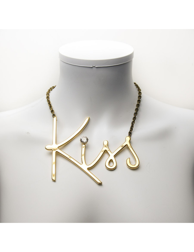 Collier "Kiss" LANVIN doré