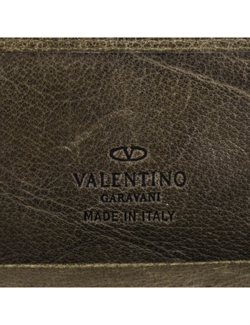 Portefeuille VALENTINO cuir marron