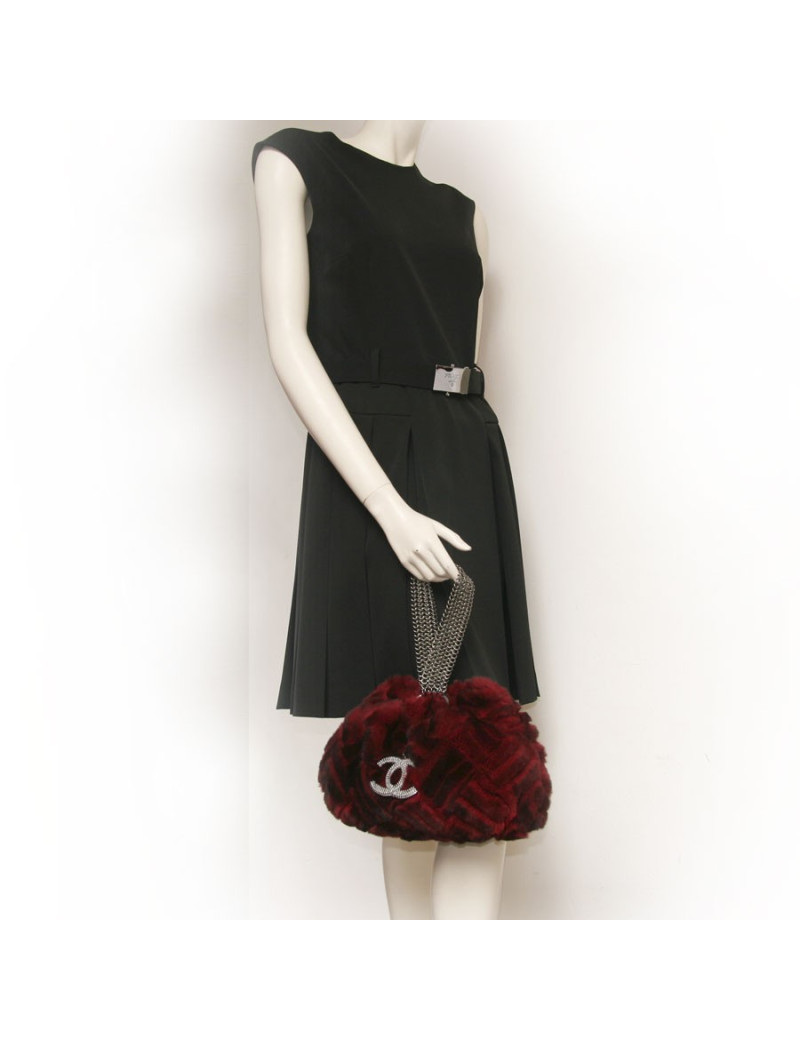 Sac manchon CHANEL orylag rouge