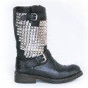 ASH T38 black leather boots