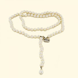 Belt necklace CHANEL in pearls