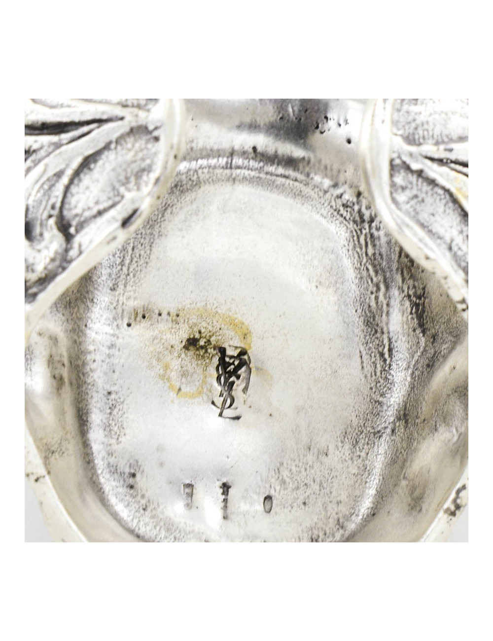 Manchette YVES SAINT LAURENT argent 