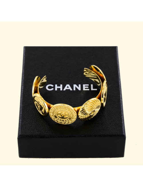 Bracelet CHANEL boutons dorés