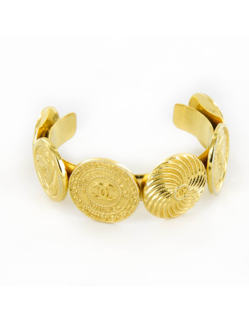 Bracelet CHANEL boutons dorés