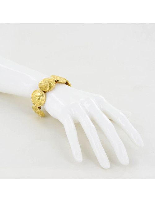 Bracelet CHANEL boutons dorés