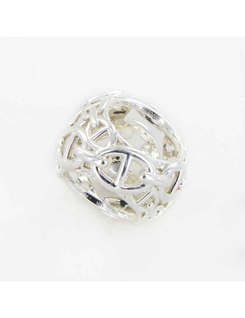 Bague HERMES T53  "Chaîne d'Ancre Enchaînée"