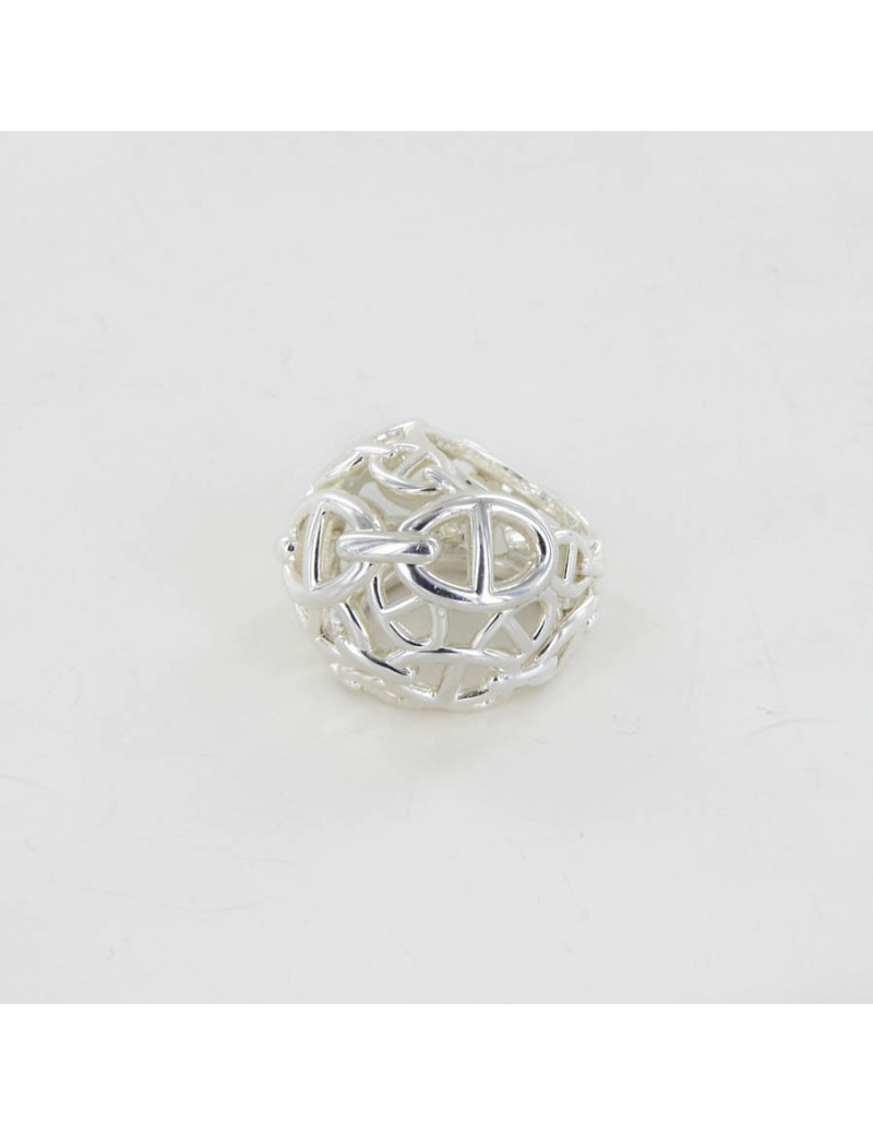 Bague HERMES T53  "Chaîne d'Ancre Enchaînée"