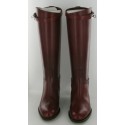 Red Western boots: HERMES