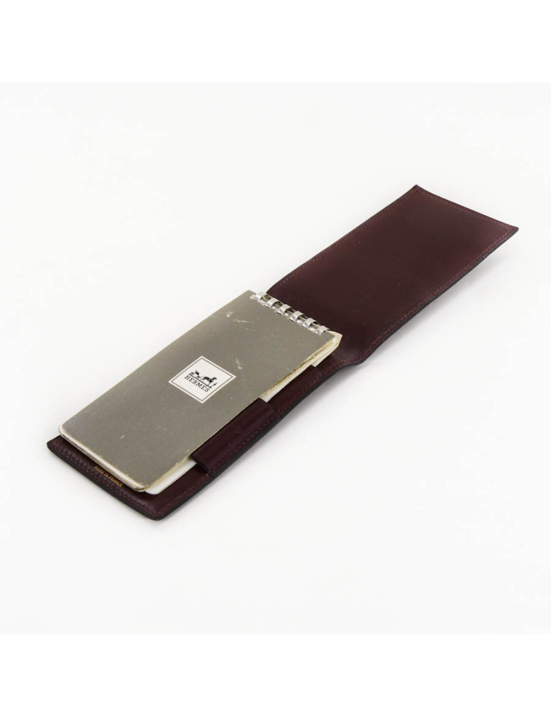 Bloc-notes HERMES rouge H