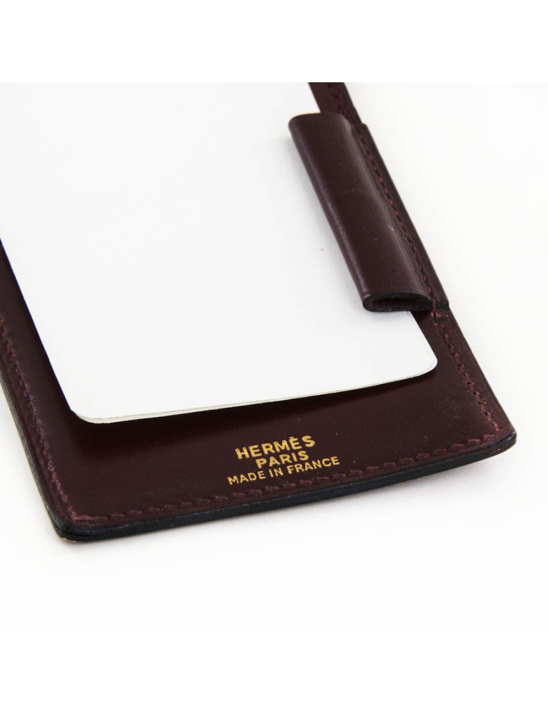 Bloc-notes HERMES rouge H