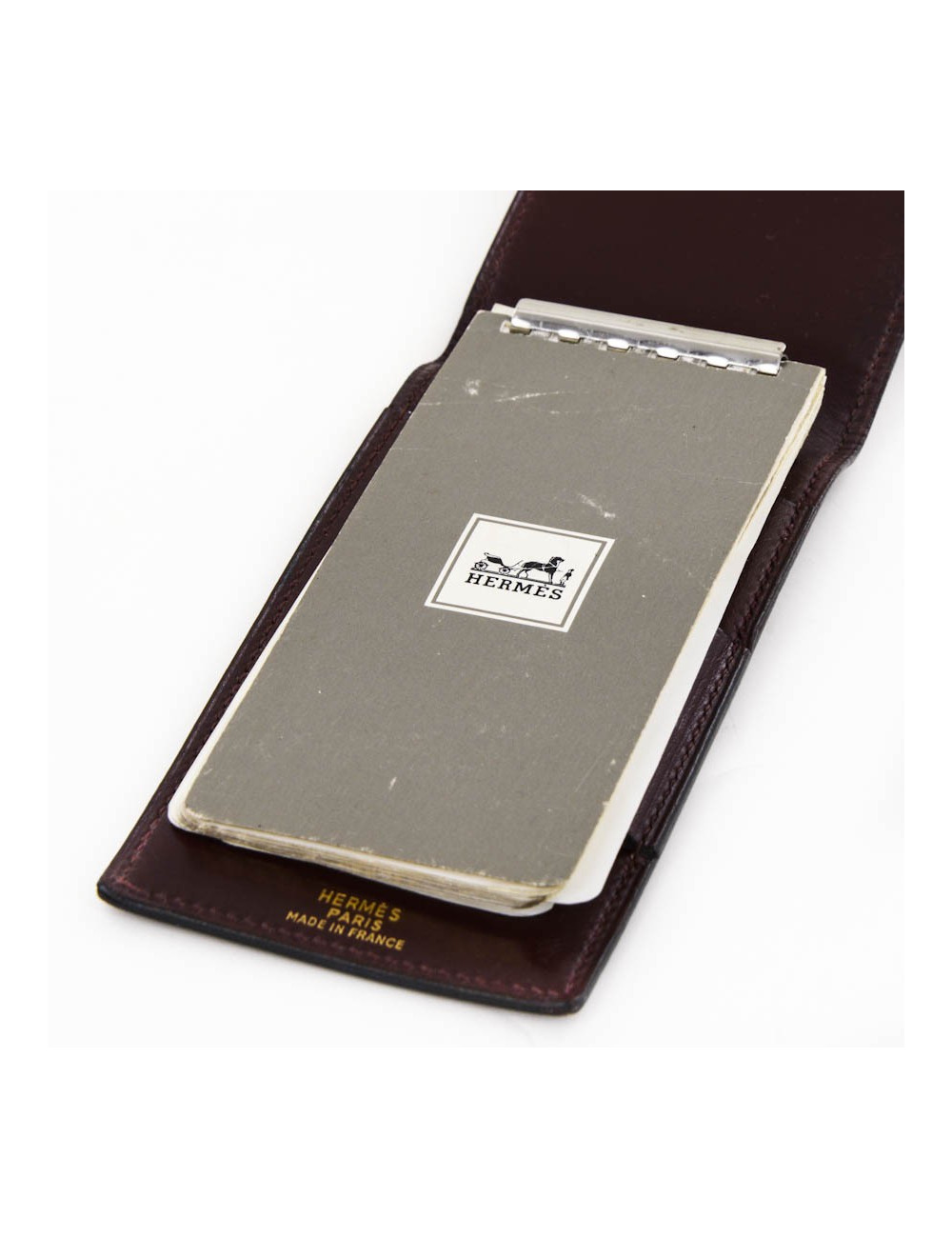 Bloc-notes HERMES rouge H