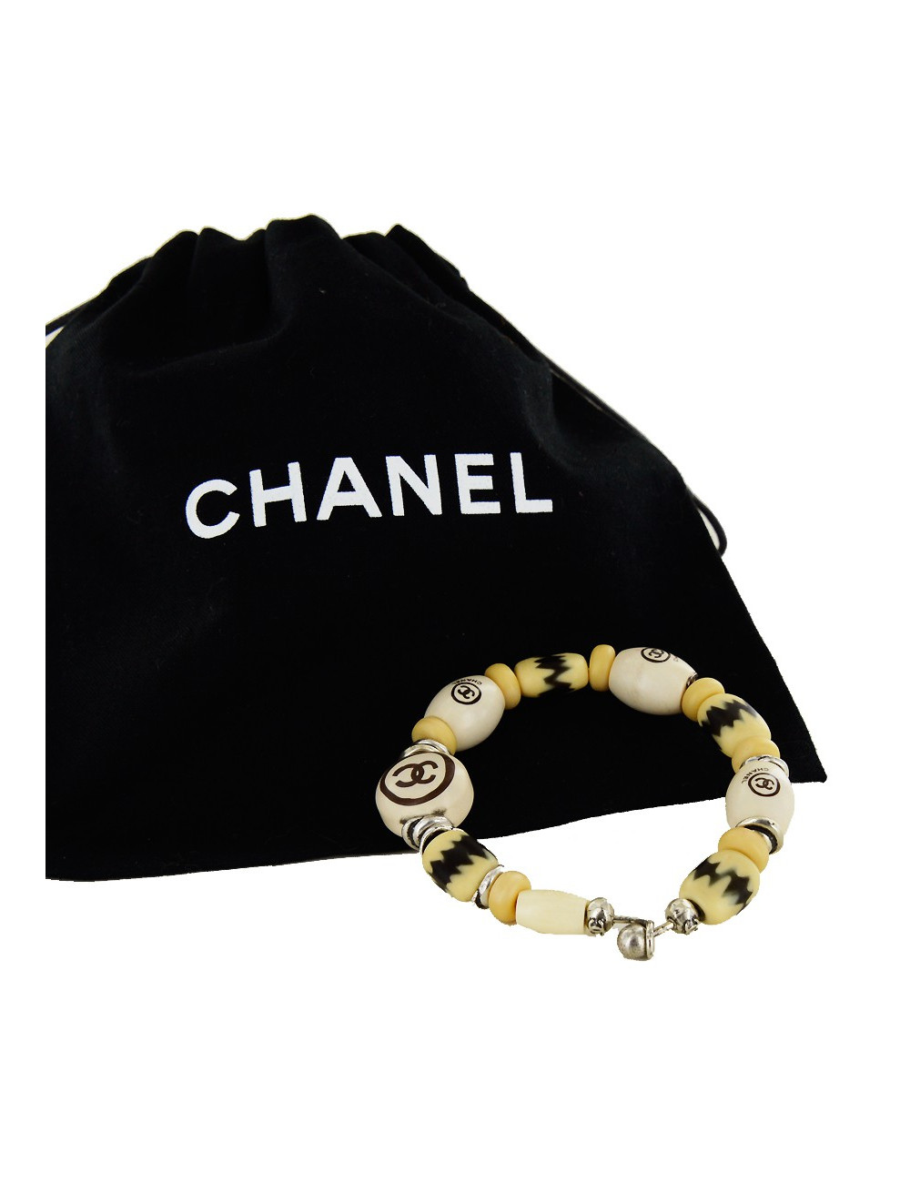 Bracelet CHANEL en bois