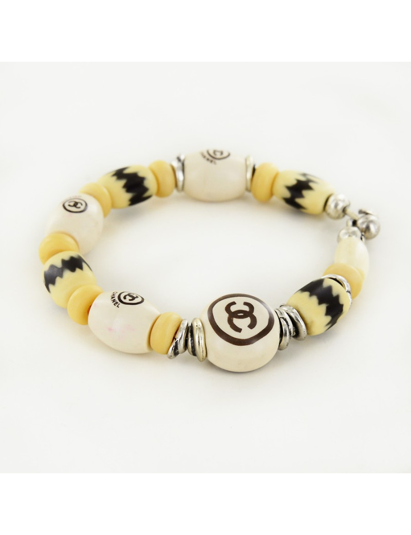 Bracelet CHANEL en bois