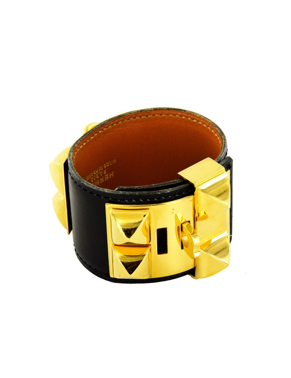 Manchette CDC médor HERMES BOX NOIR