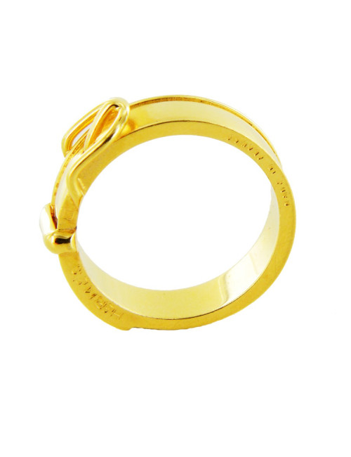 Bague HERMES  en or ?