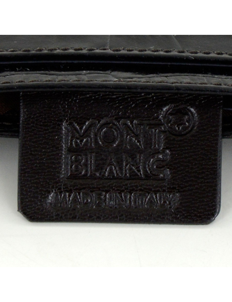 Porte-carte MONTBLANC  cuir noir 