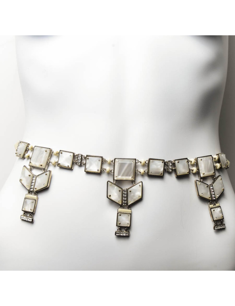 Ceinture VALENTINO à clous et nacre