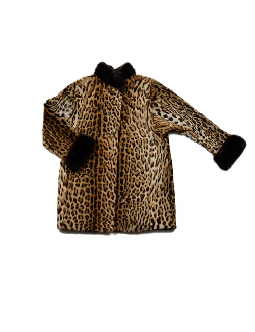 Veste 3/4 GERCAULT  t40 en fourrure oslo vintage