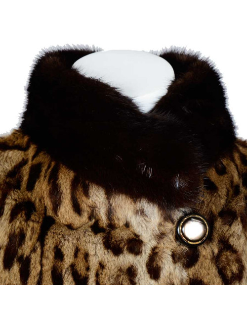 Veste 3/4 GERCAULT  t40 en fourrure oslo vintage