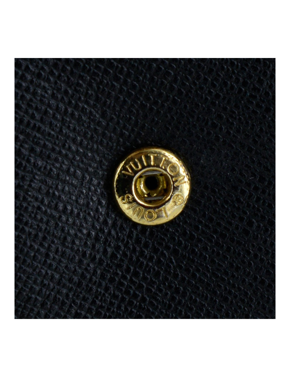 porte-carte LOUIS VUITTON cuir épi noir
