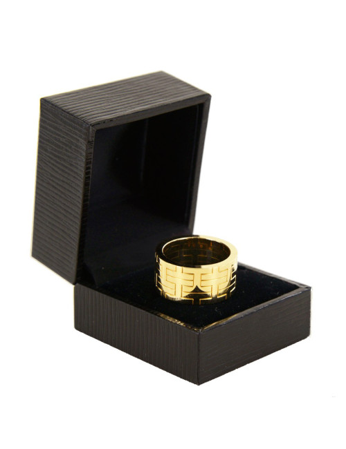 Bague KILIM HERMES or jaune 750  GM  T58