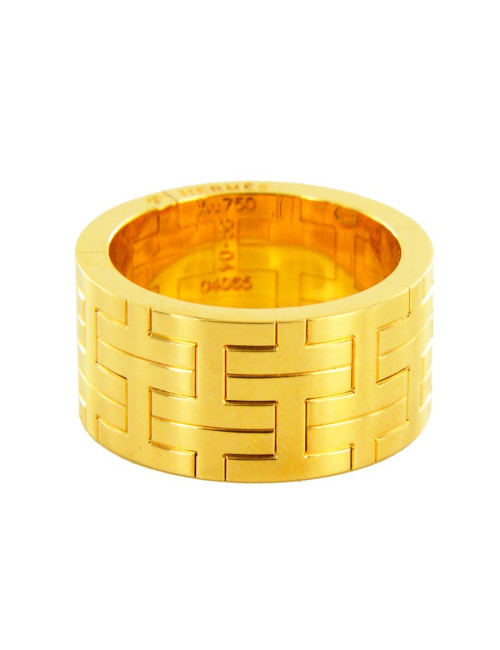 Bague KILIM HERMES or jaune 750  GM  T58