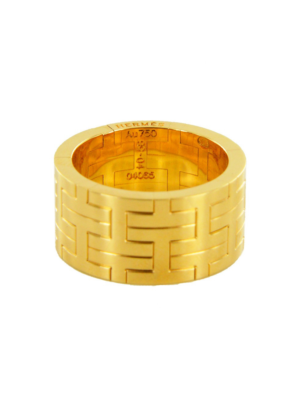 Bague KILIM HERMES or jaune 750  GM  T58