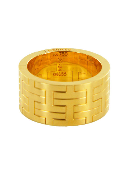 Bague KILIM HERMES or jaune 750  GM  T58