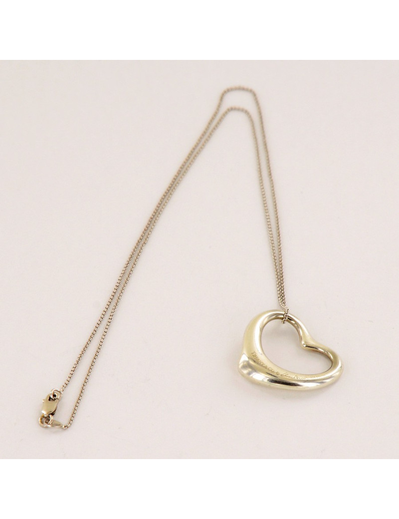 Collier "coeur" TIFFANY &Cie argent
