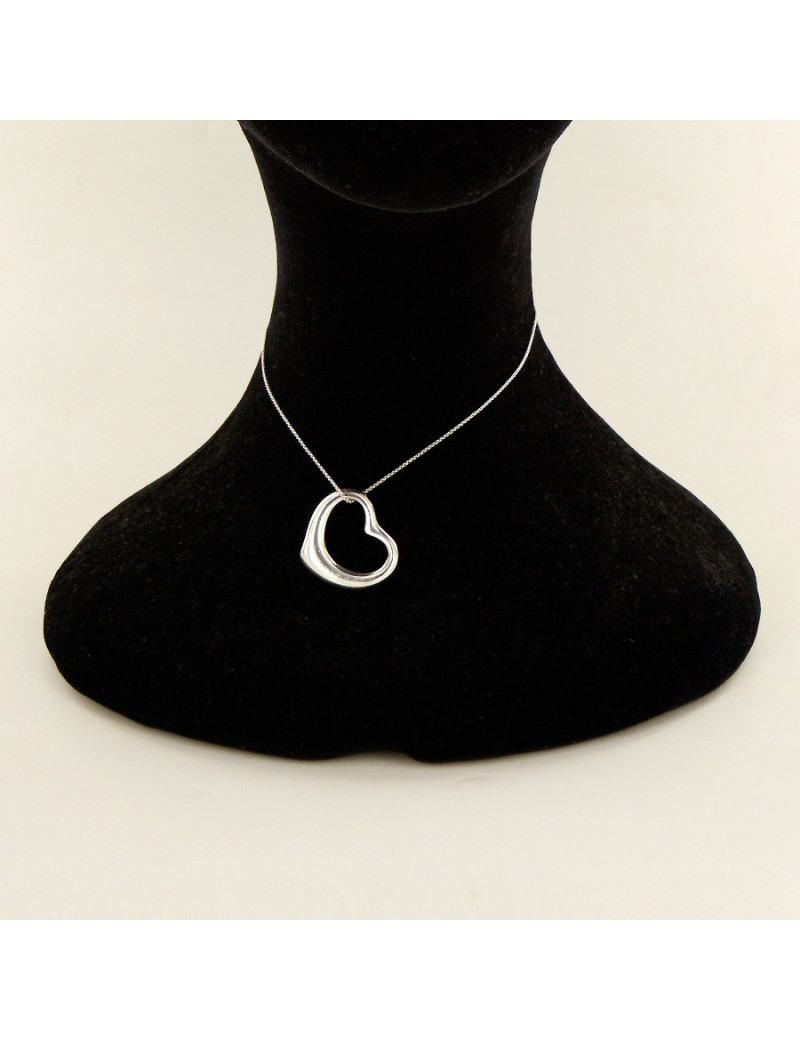 Collier "coeur" TIFFANY &Cie argent