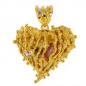 Golden heart for CHRISTIAN LACROIX vintage necklace