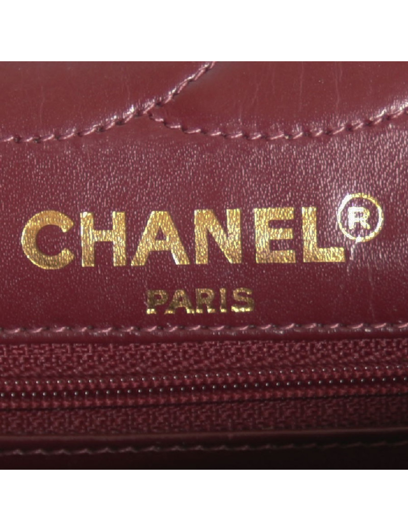 Sac 2.55 CHANEL cuir vieilli noir