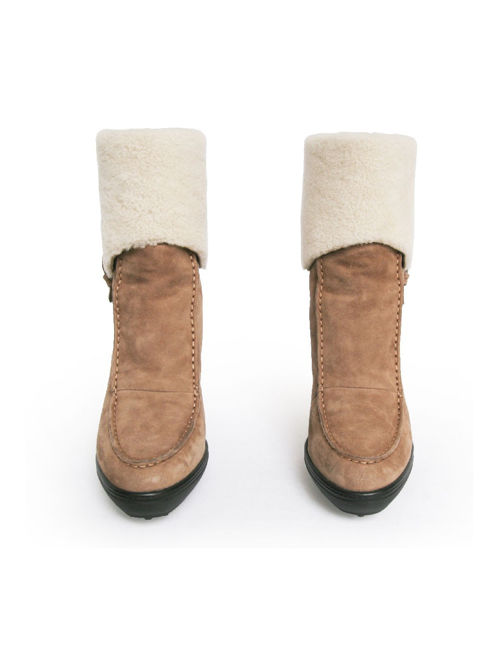 Boots TOD'S T 38.5 peau retournée