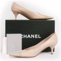 Shoes CHANEL T37 two-tone pink and gray