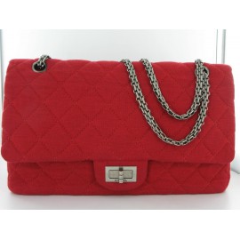 Sac jersey rouge CHANEL