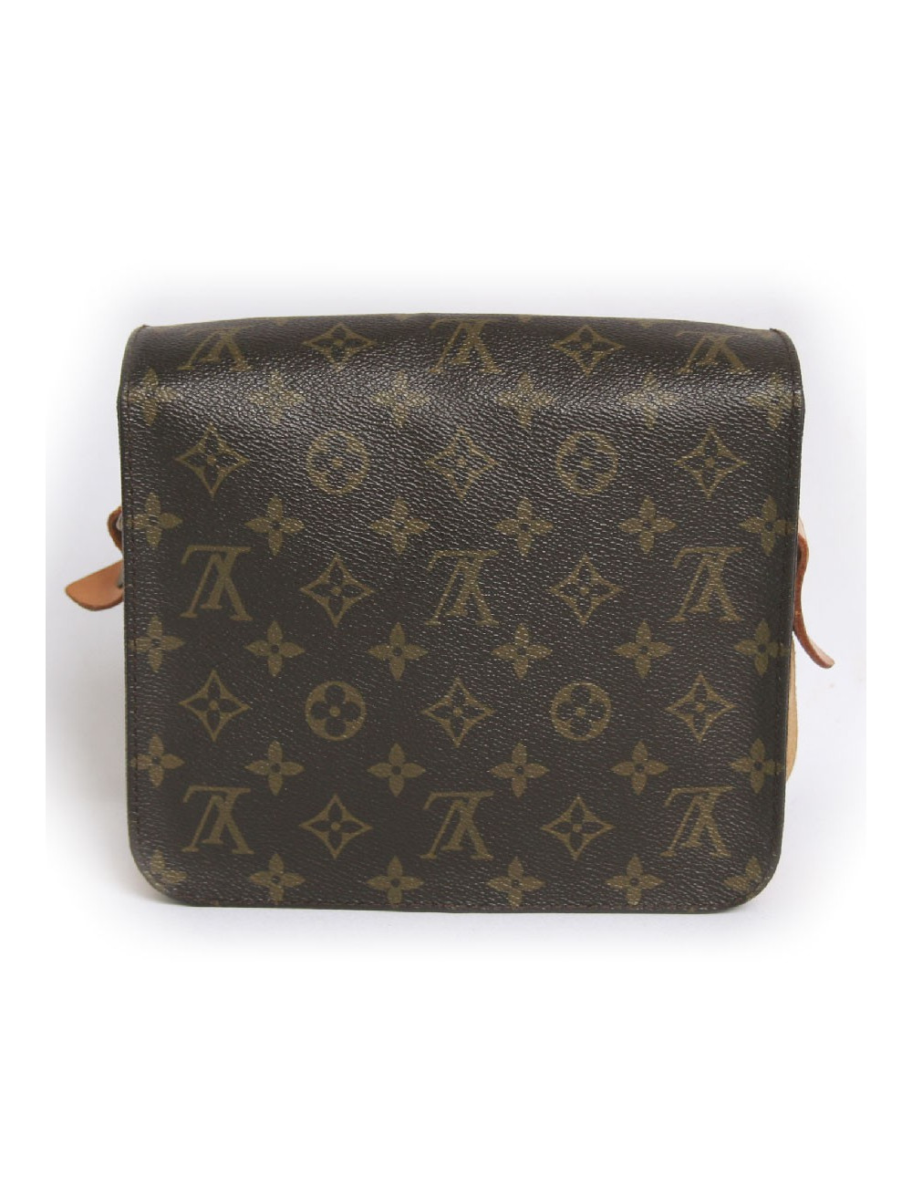 Sac "cartouchière" LOUIS VUITTON toile monogram PM