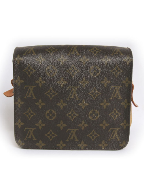 Sac "cartouchière" LOUIS VUITTON toile monogram PM