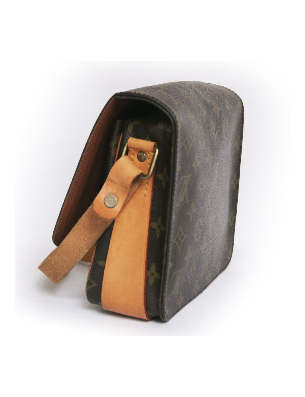 Sac "cartouchière" LOUIS VUITTON toile monogram PM