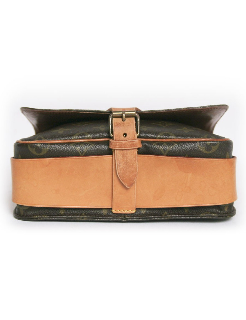 Sac "cartouchière" LOUIS VUITTON toile monogram PM