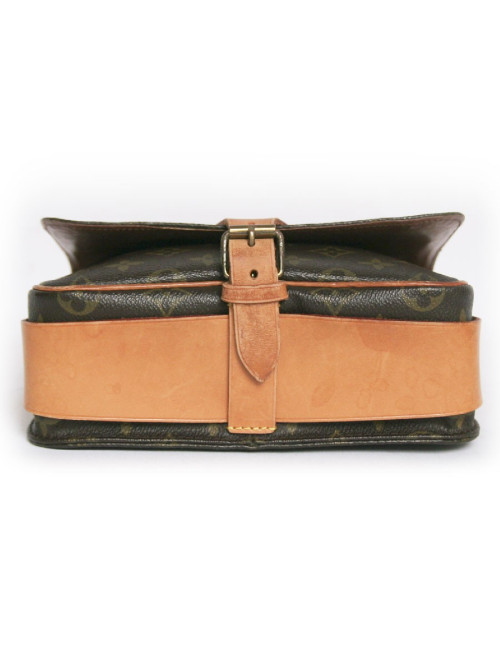 Sac "cartouchière" LOUIS VUITTON toile monogram PM