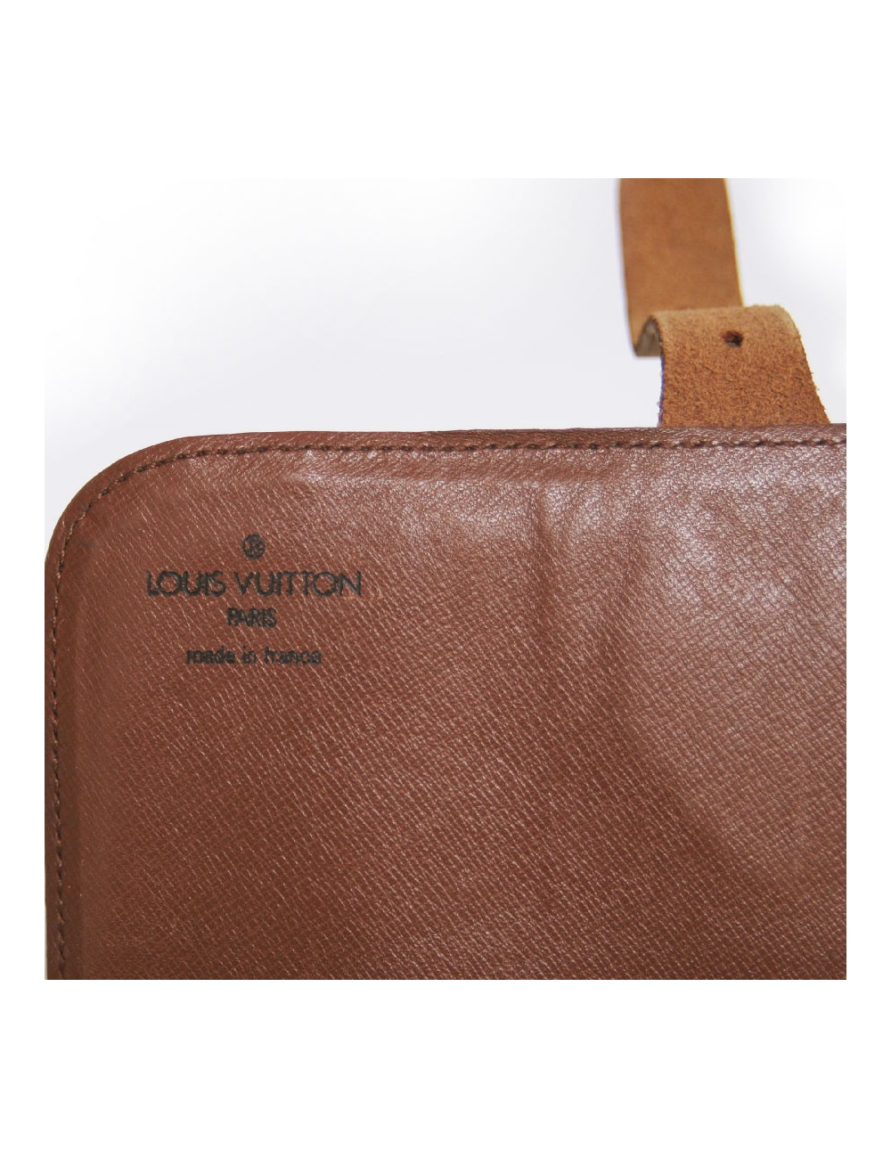 Sac "cartouchière" LOUIS VUITTON toile monogram PM