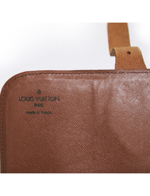 Sac "cartouchière" LOUIS VUITTON toile monogram PM