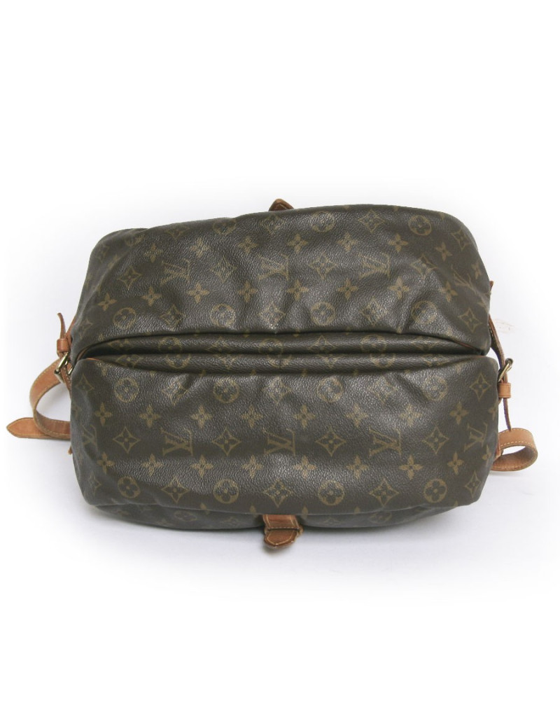 Sac "saumur" messenger  GM LOUIS VUITTON toile monogram