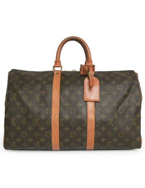 Sac keepall 45 LOUIS VUITTON toile monogram