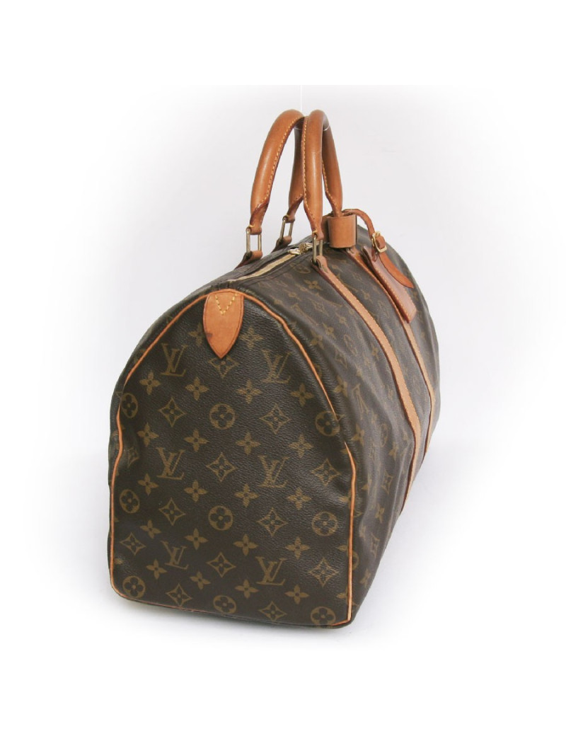 Sac keepall 45 LOUIS VUITTON toile monogram