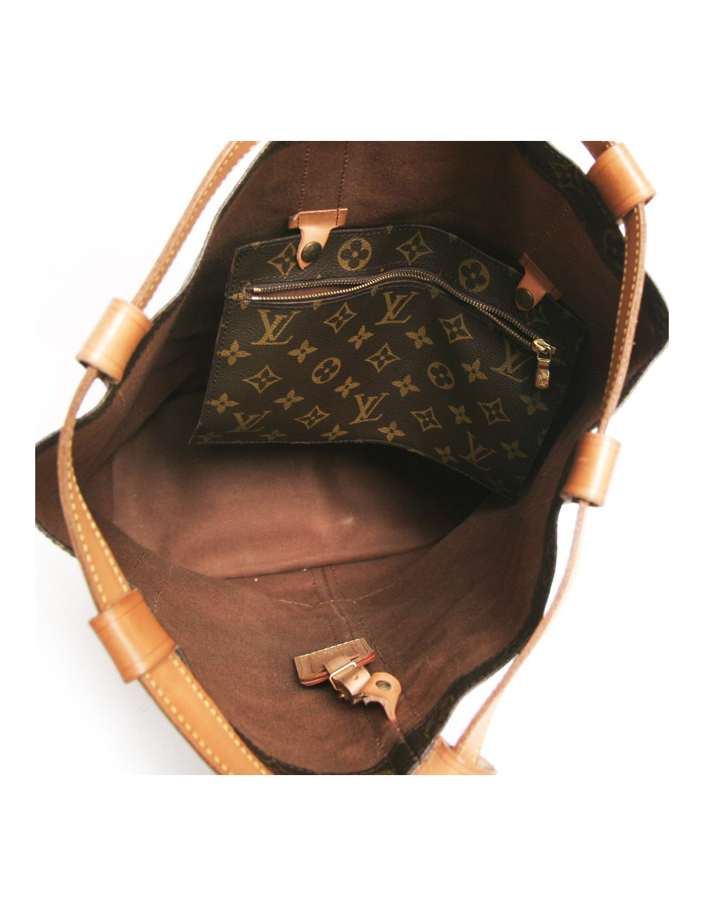 Sac de sport LOUIS VUITTON toile monogram avec pochette